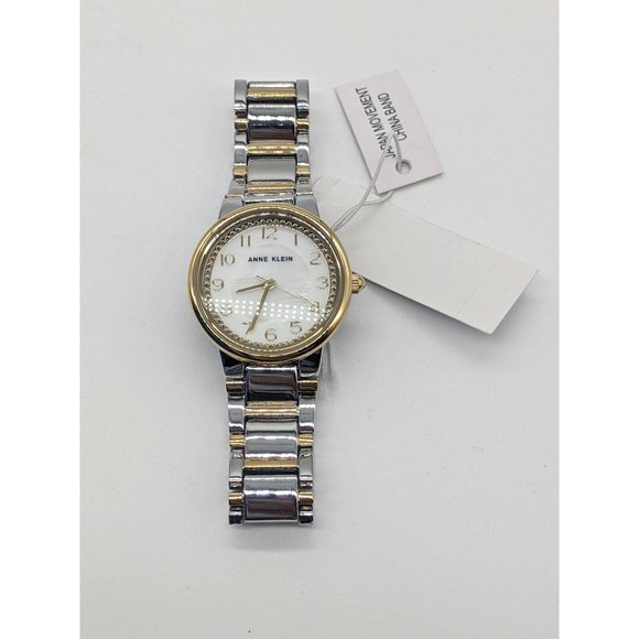 Anne Klein Accessories - NWT Anne Klein Two-Tone Bracelet Watch Silver/Gold